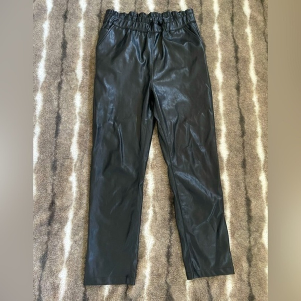 Joe's Jeans Faux Leather Paperbag Pants